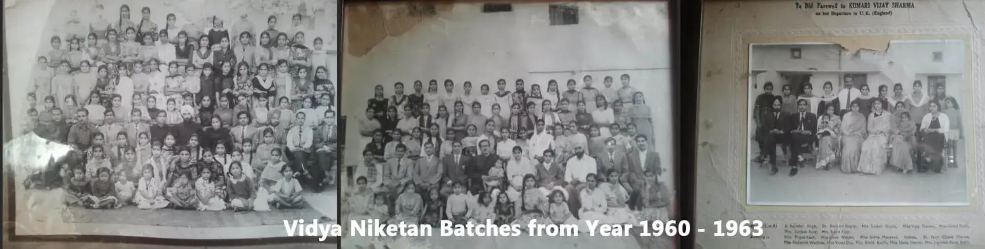 Vidya Niketan was established in 1960 in Delhi.